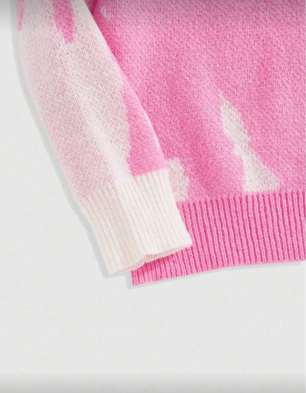 STARLY “Blush Static” Knit Sweater