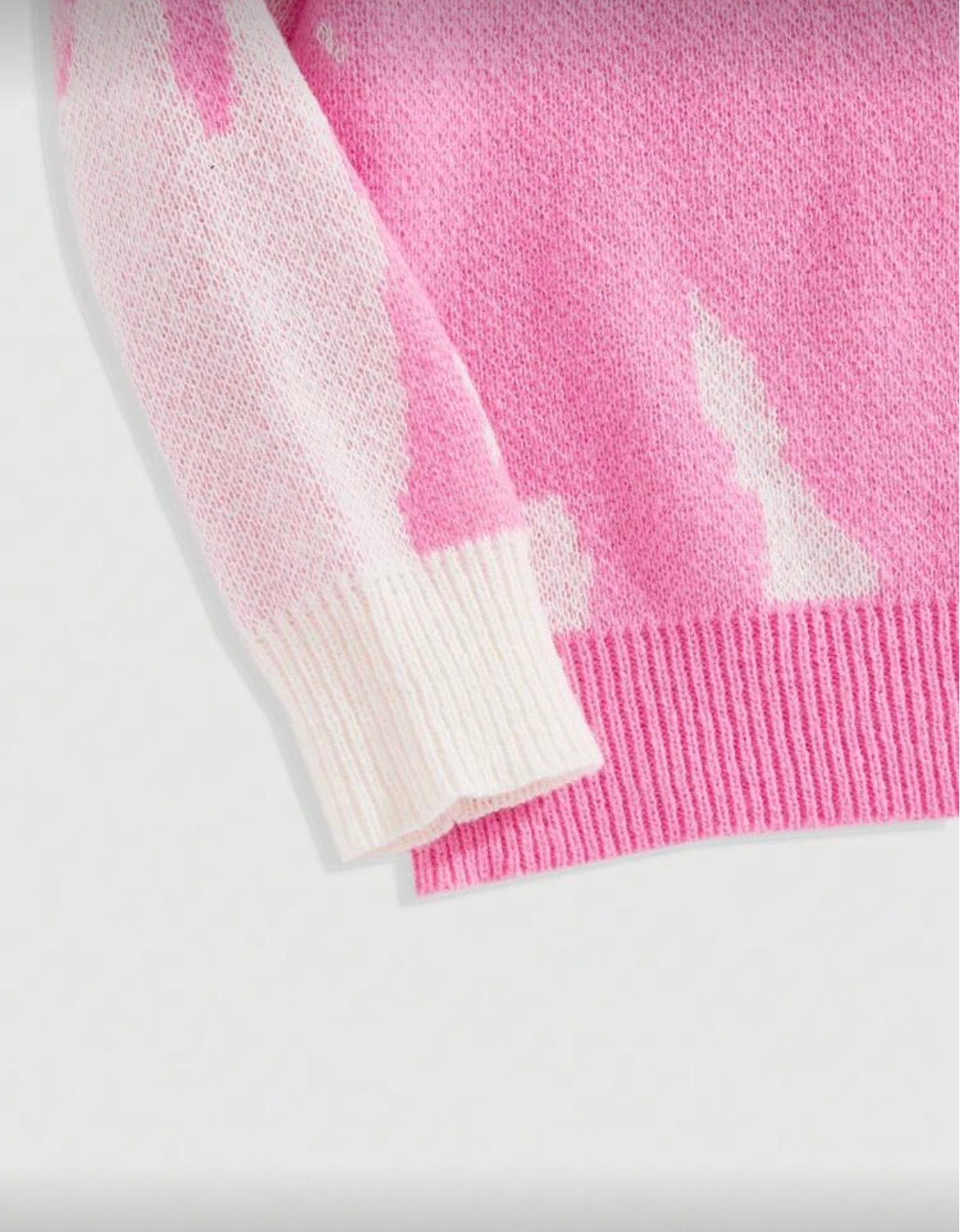 STARLY “Blush Static” Knit Sweater