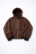 Nocturne Leopard Zip-Up Hoodie