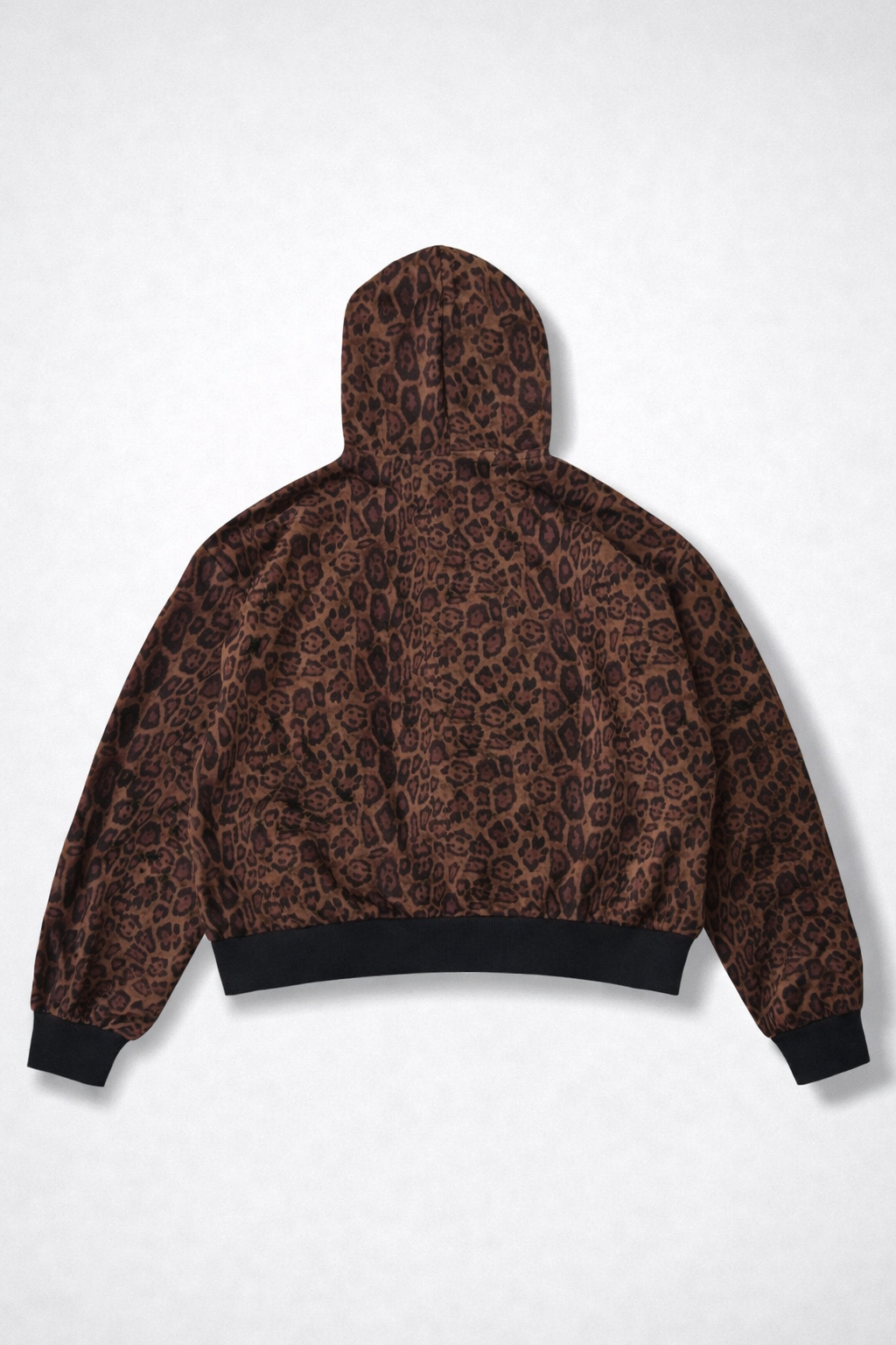 Nocturne Leopard Zip-Up Hoodie