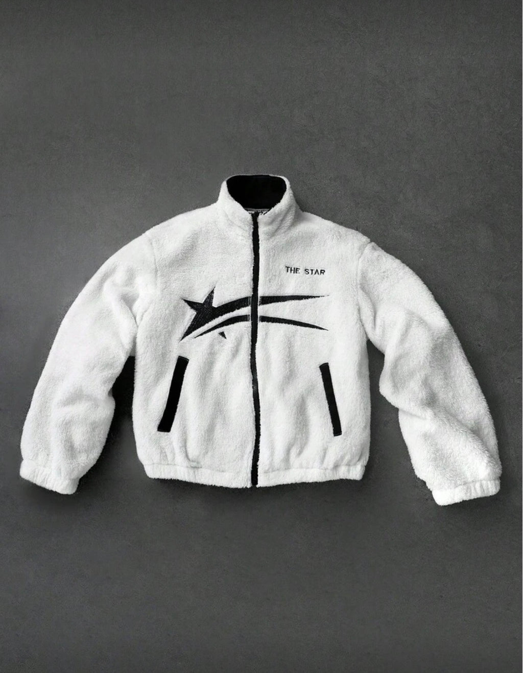 Make a Wish Zip-Up White