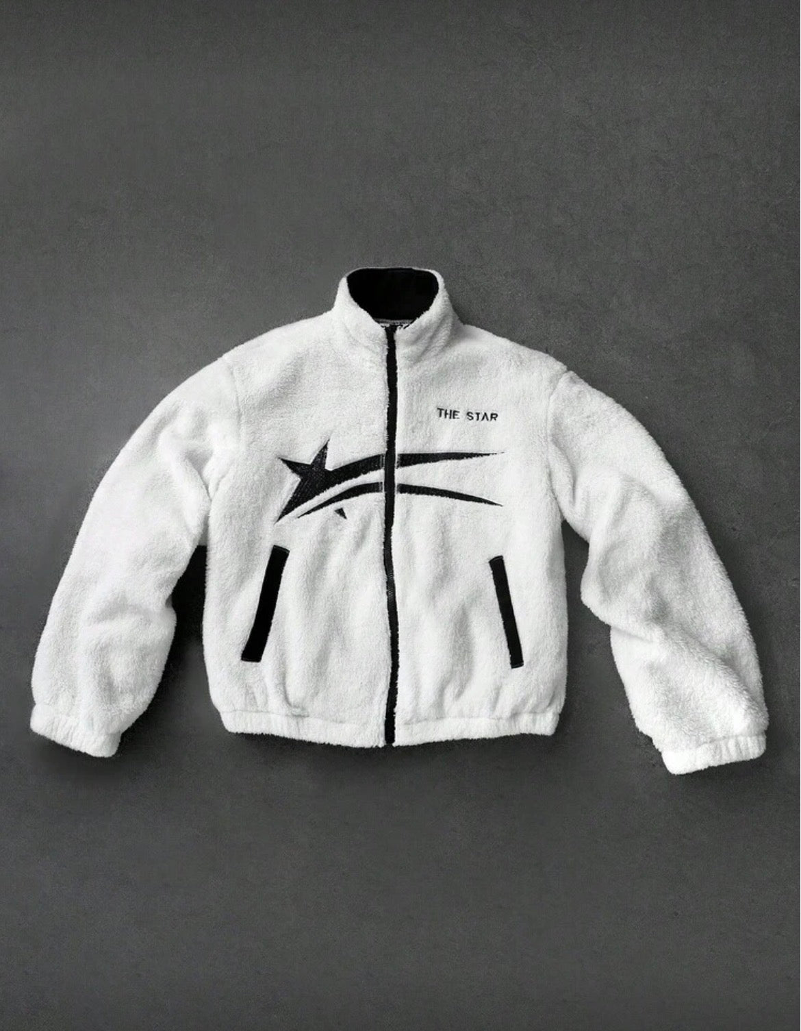 Make a Wish Zip-Up White