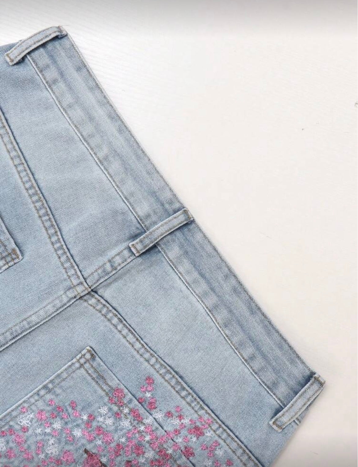STARLY Blossomed Denim Pants