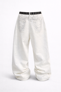 Fallen Angel White Denim Pants