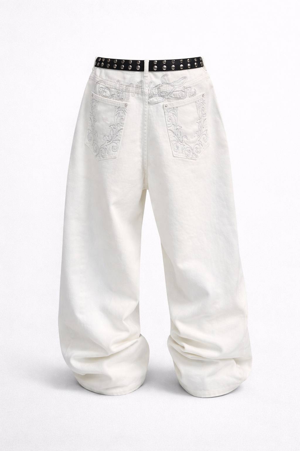 Fallen Angel White Denim Pants