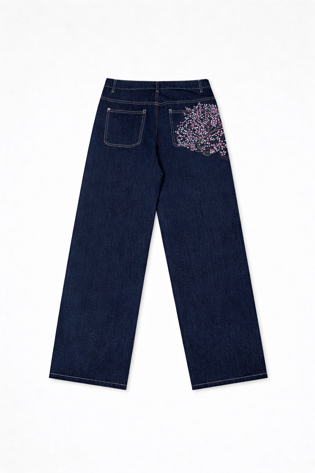 STARLY Blossomed Denim Pants